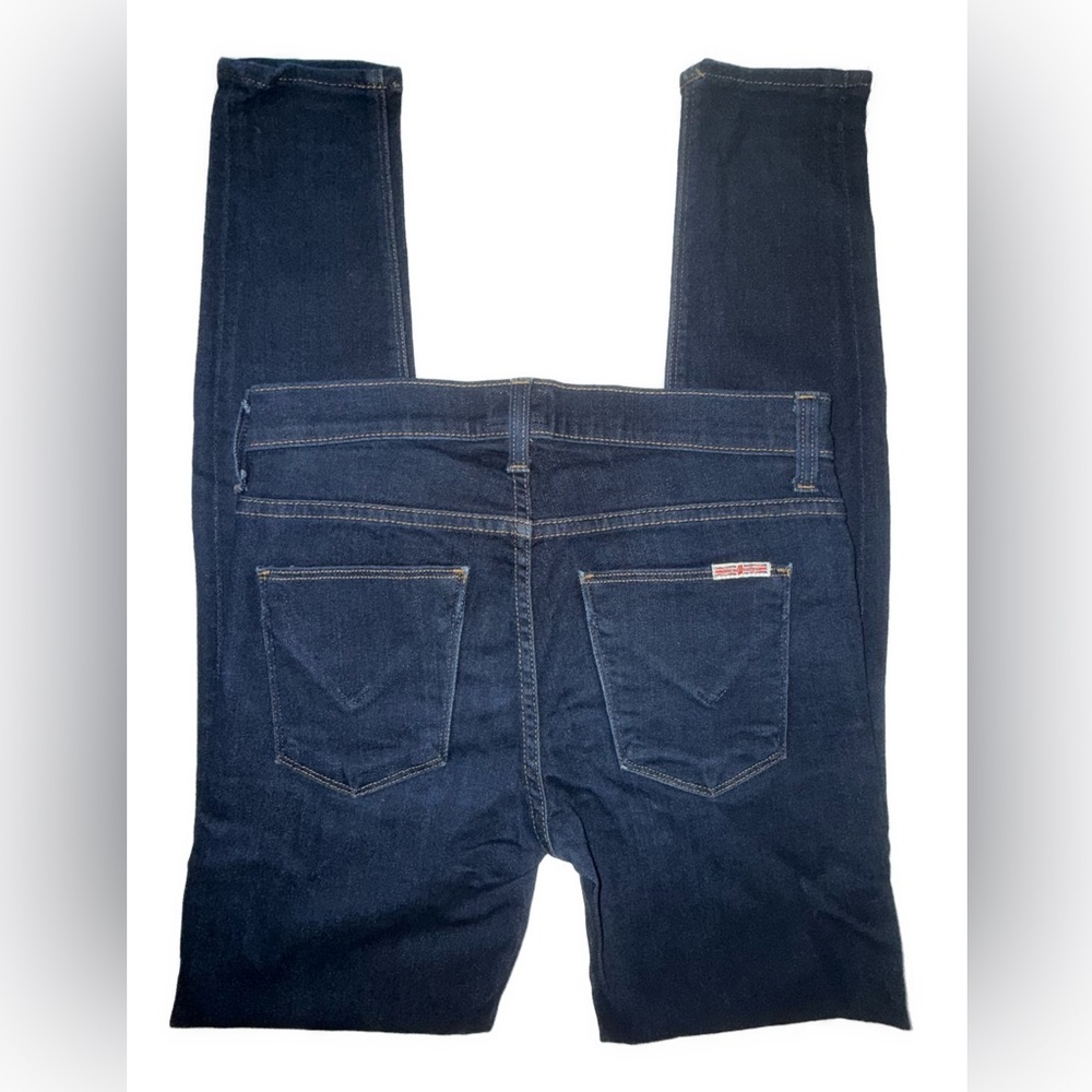 Hudson Jeans Nico Mid-Rise Super Skinny – Dark Denim – Size 25 - Picture 4 of 15